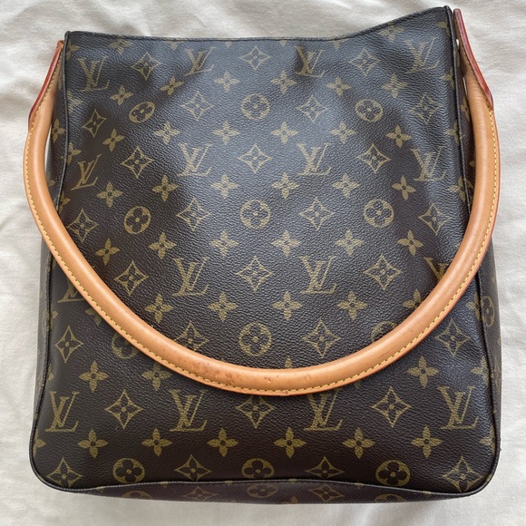 Louis Vuitton Handbags - Authentic Louis Vuitton Looping GM Brown Canvas Monogram Bag